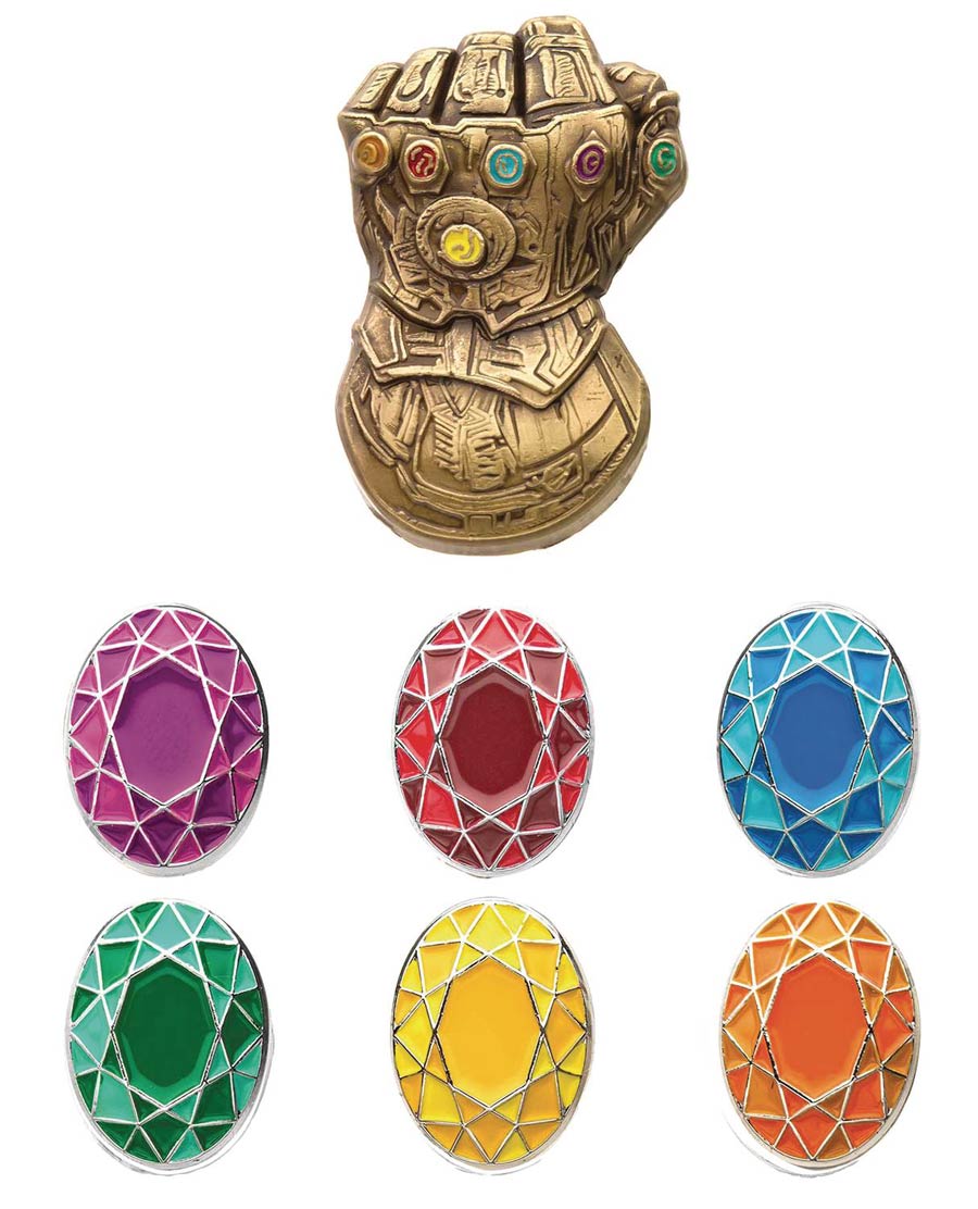 Marvel Heroes Infinity Gauntlet Boxed Pin Set