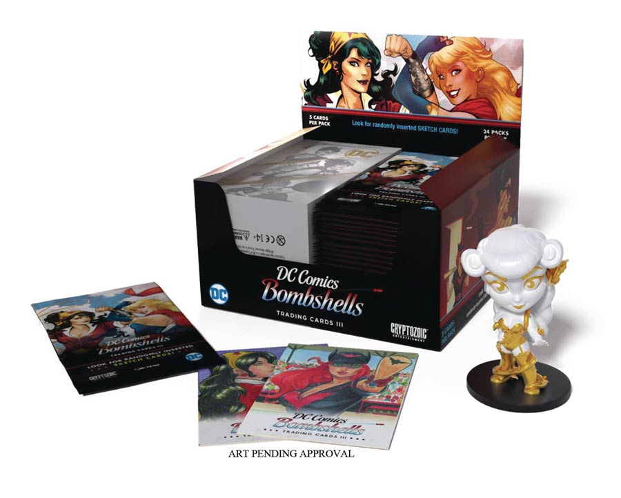 DC Bombshells Series 3 Trading Cards Box