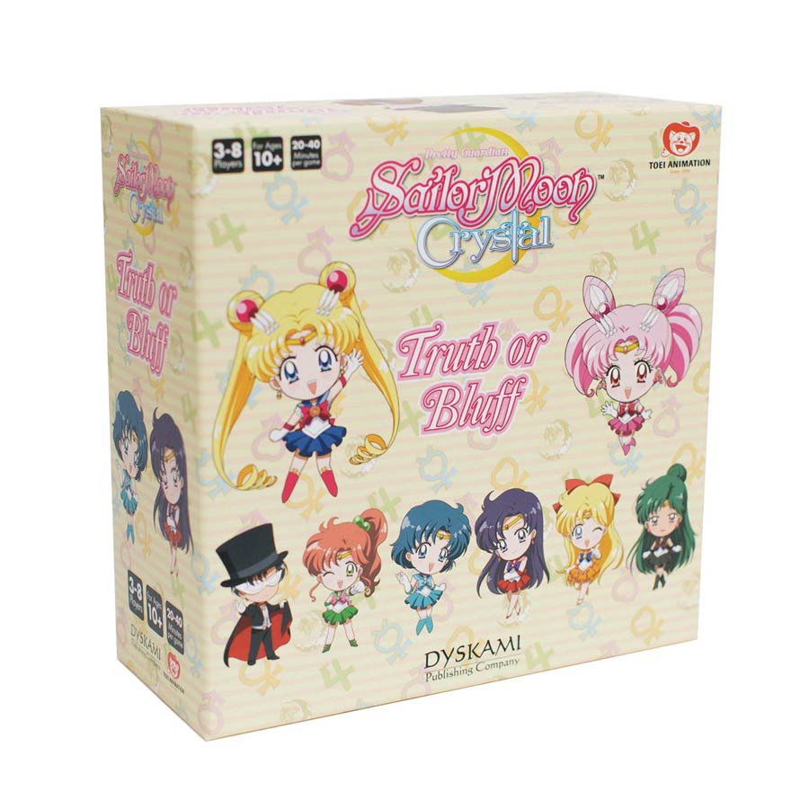 Sailor Moon Crystal Truth Or Bluff Board Game