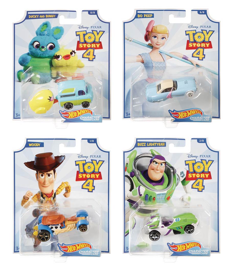 Hot Wheels Toy Story 4 Character Car Assortment Case 201901