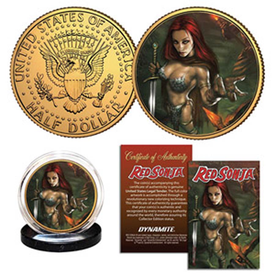Red Sonja Collectible Coin - Lucio Parrillo
