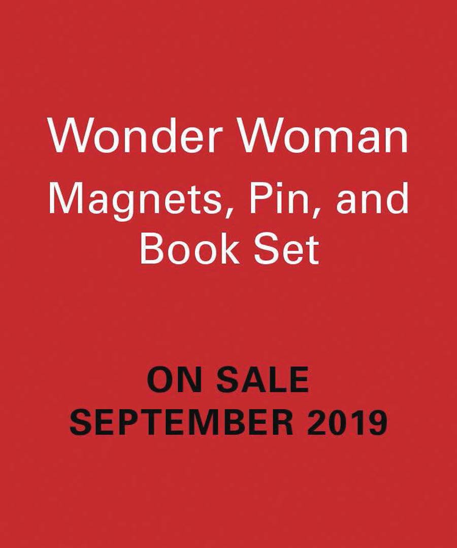 Wonder Woman Magnets Pin And Book Set