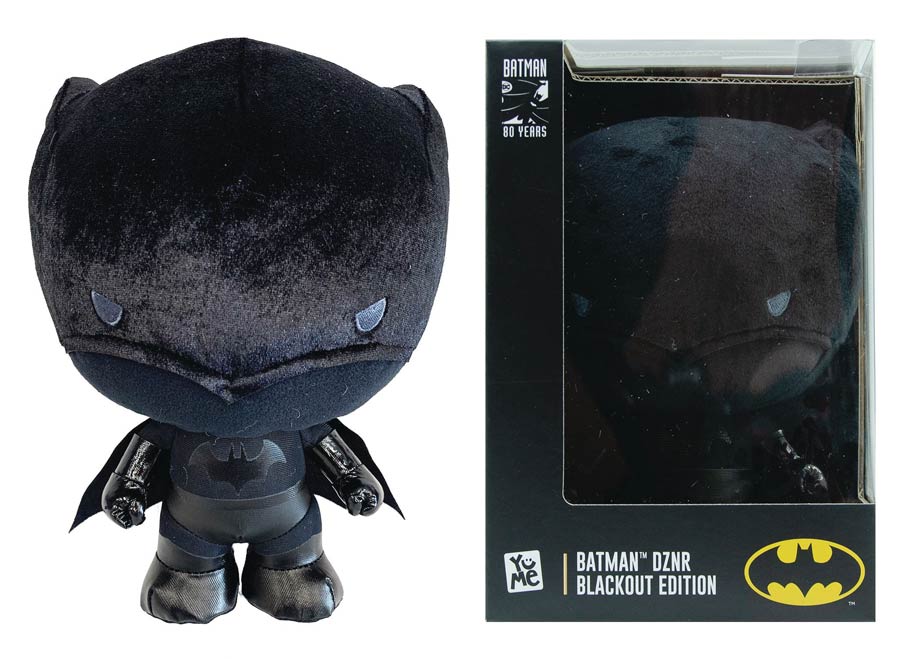 DC Comics Chibi DZNR Series 10-Inch Batman Plush - Blackout Batman
