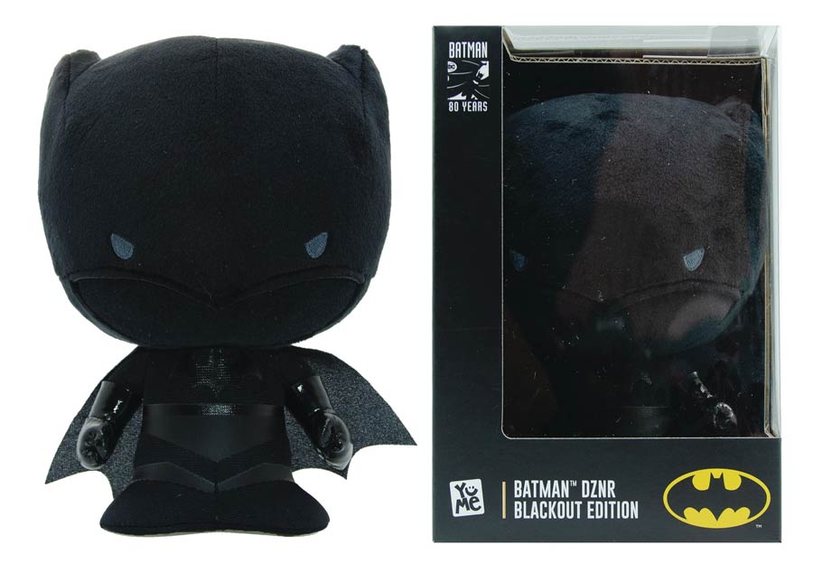 DC Comics Chibi DZNR Series 7-Inch Batman Plush - Blackout Batman
