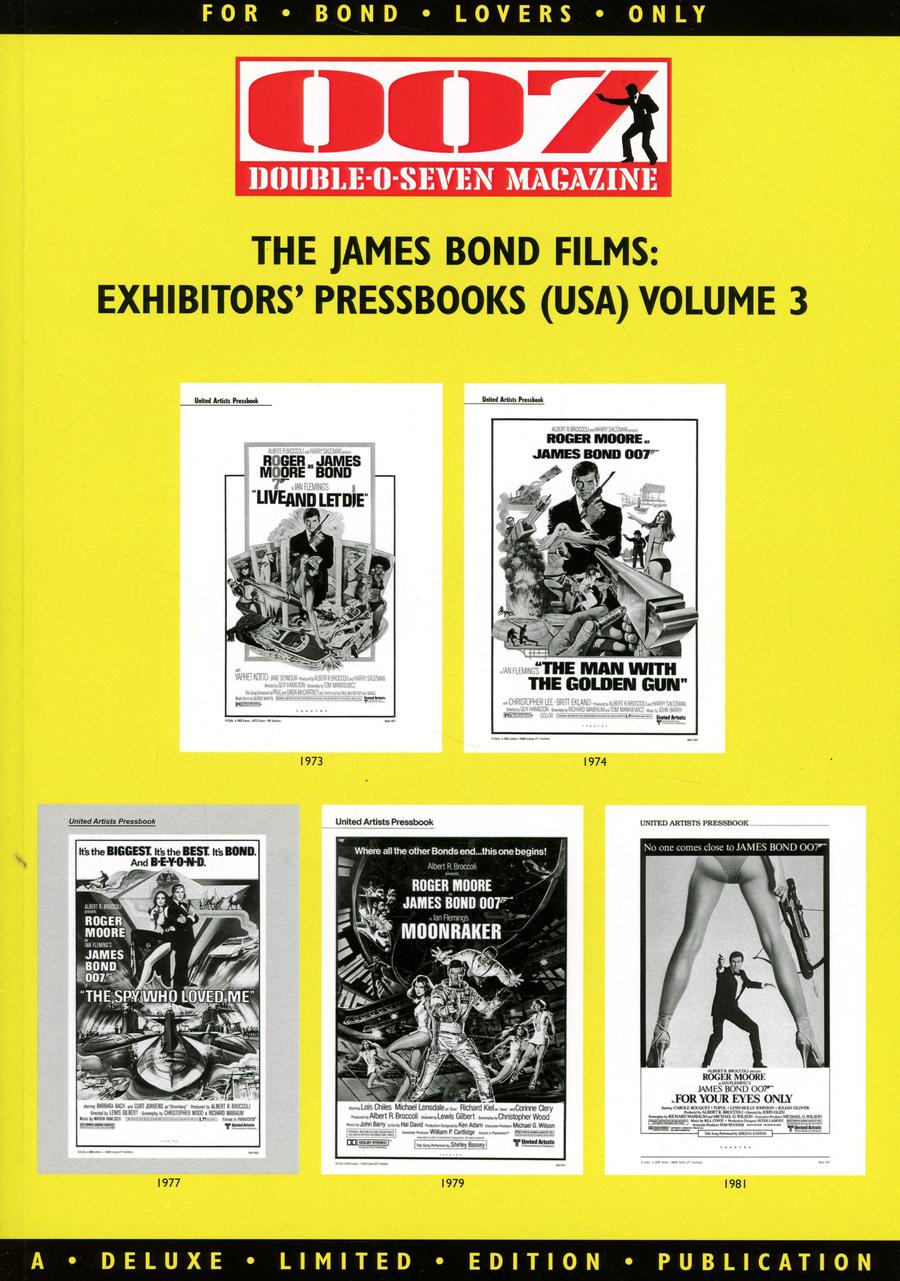 007 Magazine Exhibitors Pressbooks Vol 3 SC