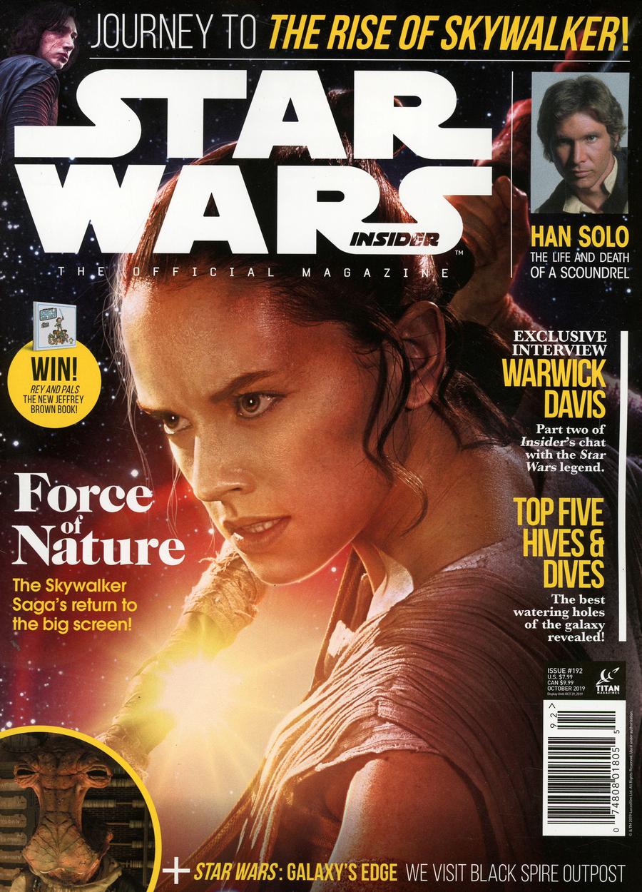 Star Wars Insider #192 October 2019 Newsstand Edition