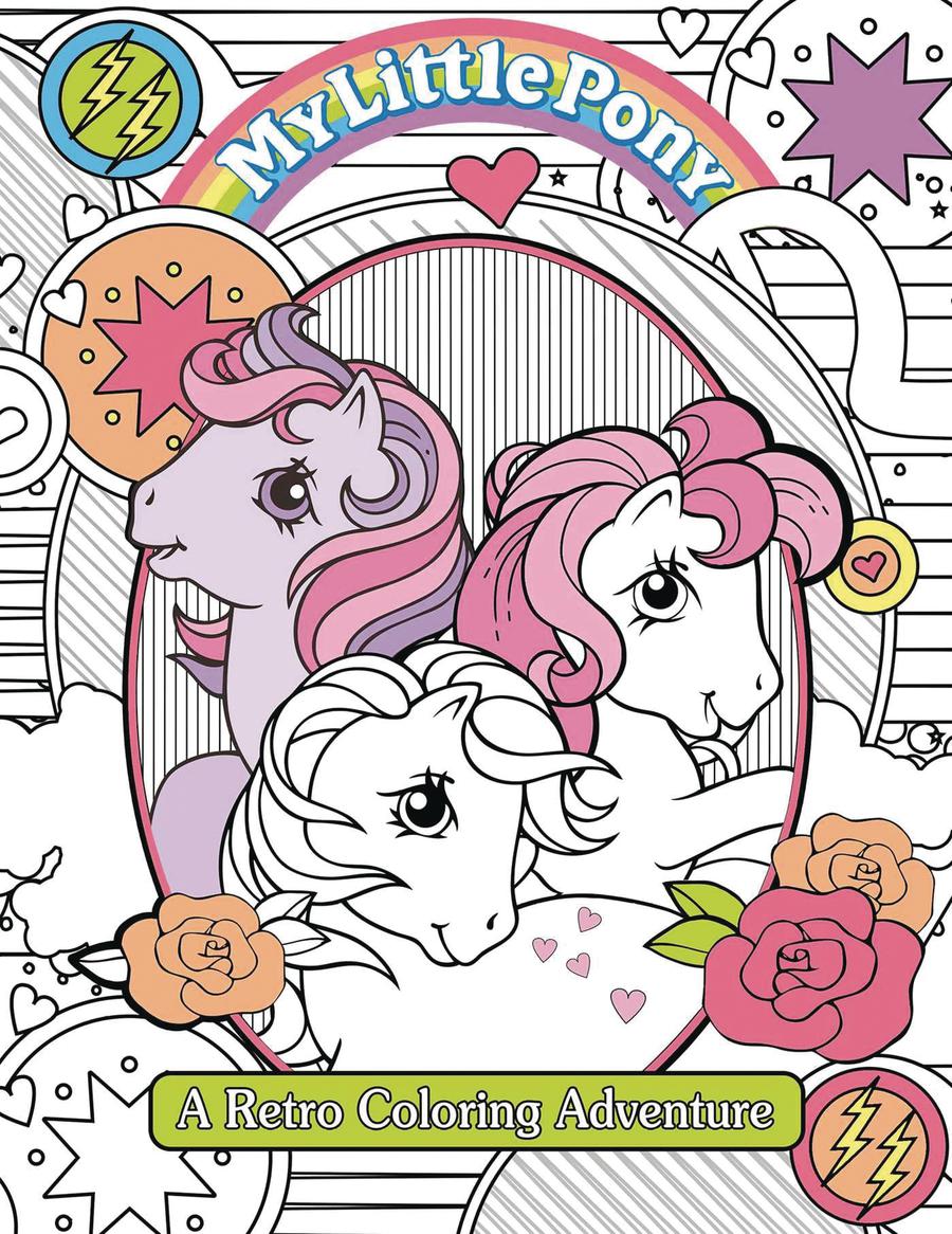 My Little Pony Retro Coloring Book TP
