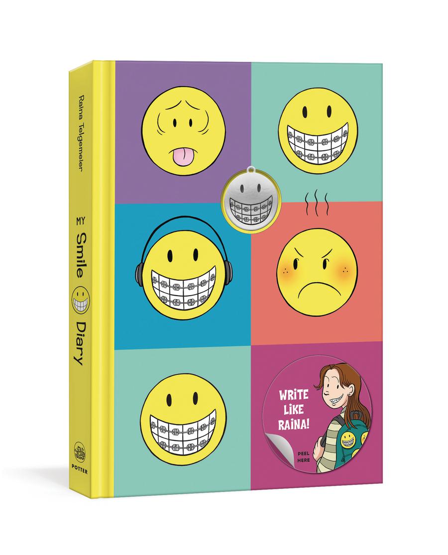Raina Telgemeier My Smile Diary An Illustrated Journal With Prompts HC