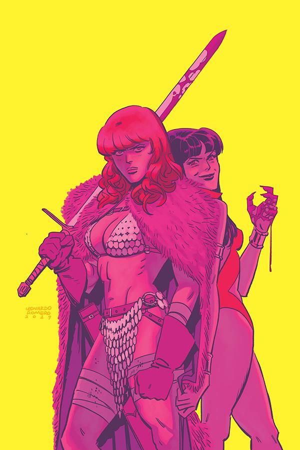 Vampirella Red Sonja #1 Cover I Incentive Leonardo Romero & Jordie Bellaire Virgin Cover