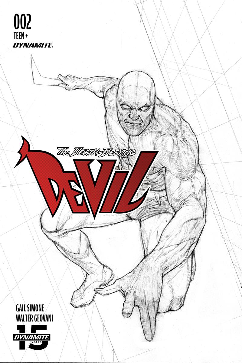 Death-Defying Devil Vol 2 #2 Cover D Incentive Riccardo Federici Black & White Cover