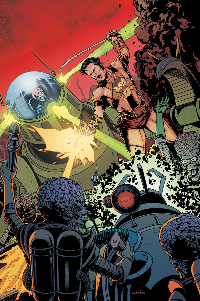 Warlord Of Mars Attacks #4 Cover H Incentive Marc Laming Virgin Cover