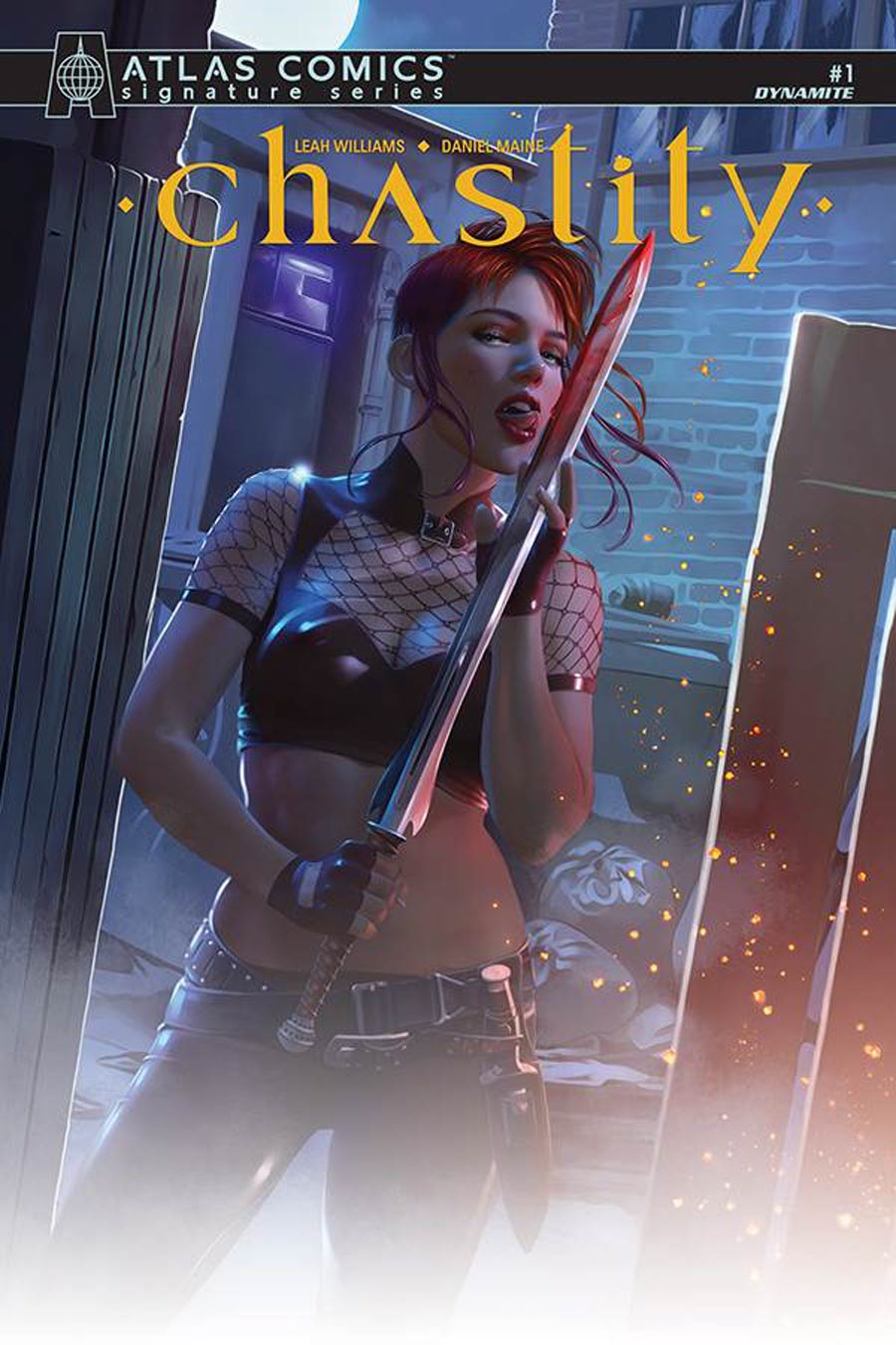 Chastity Vol 2 #1 Cover N Atlas Comics Signature Series Signed By Leah Williams