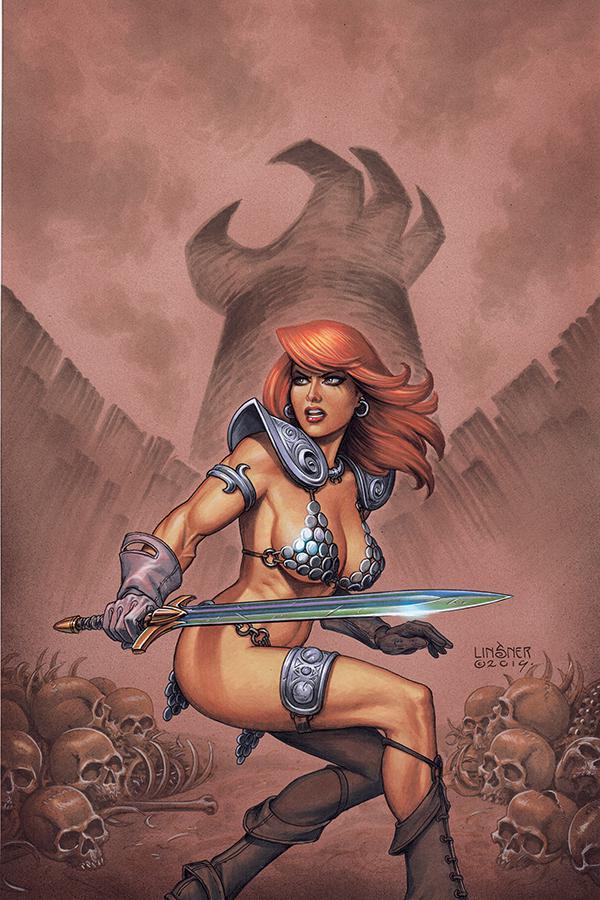 Red Sonja Vol 8 #8 Cover Q High-End Joseph Michael Linsner Virgin Cover