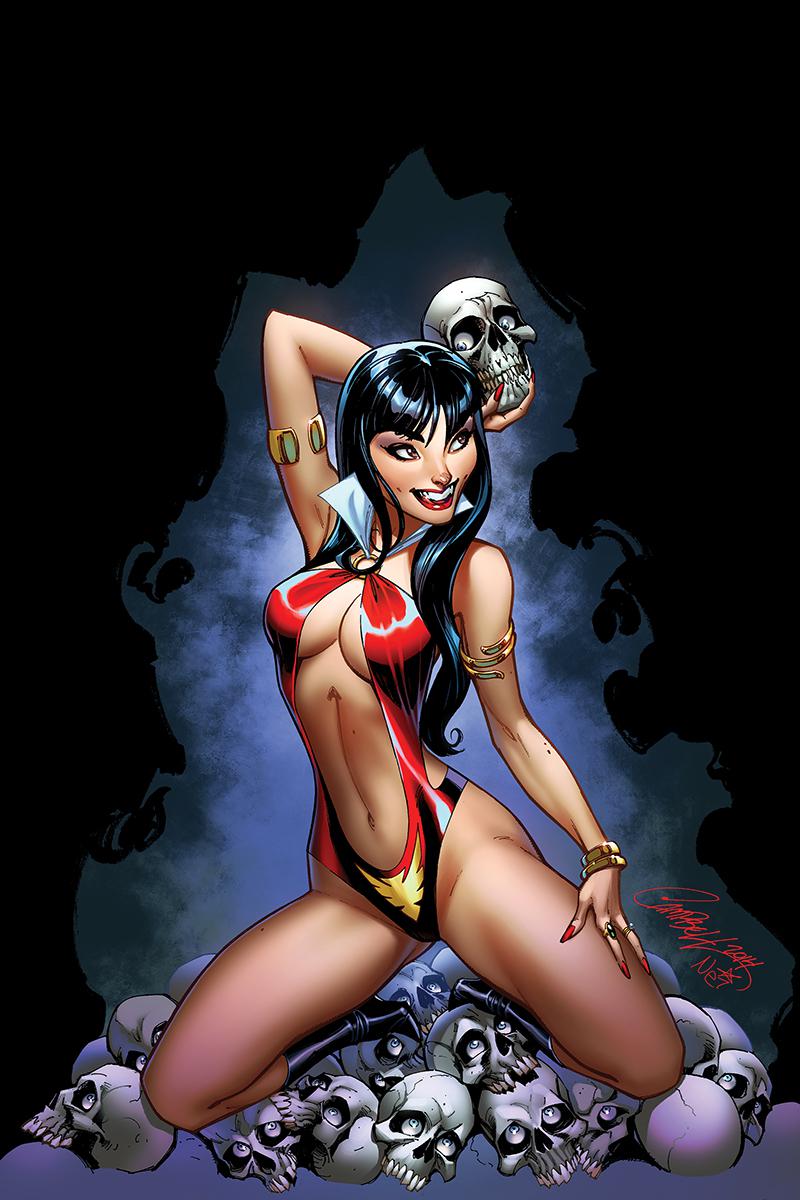 Vampirella Vol 8 #3 Cover P High-End J Scott Campbell Virgin Cover