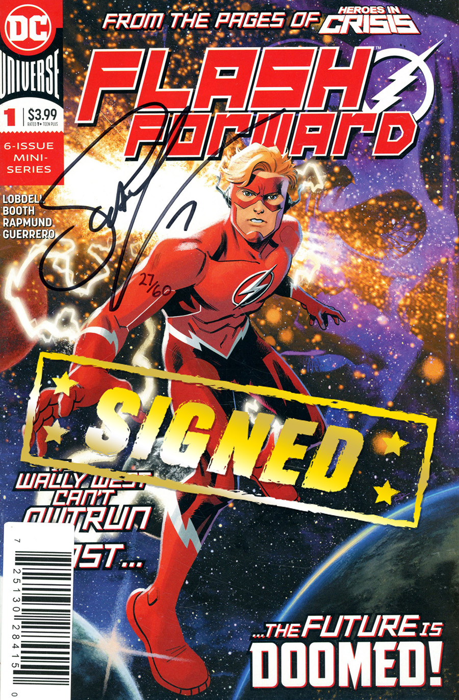 Flash Forward #1 DF Signed By Scott Lobdell Plus 1