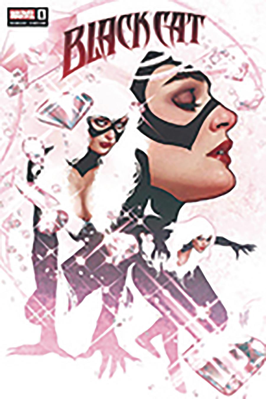 Black Cat #1 Cover N DF Comic Sketch Art Exclusive Adam Hughes Variant Cover