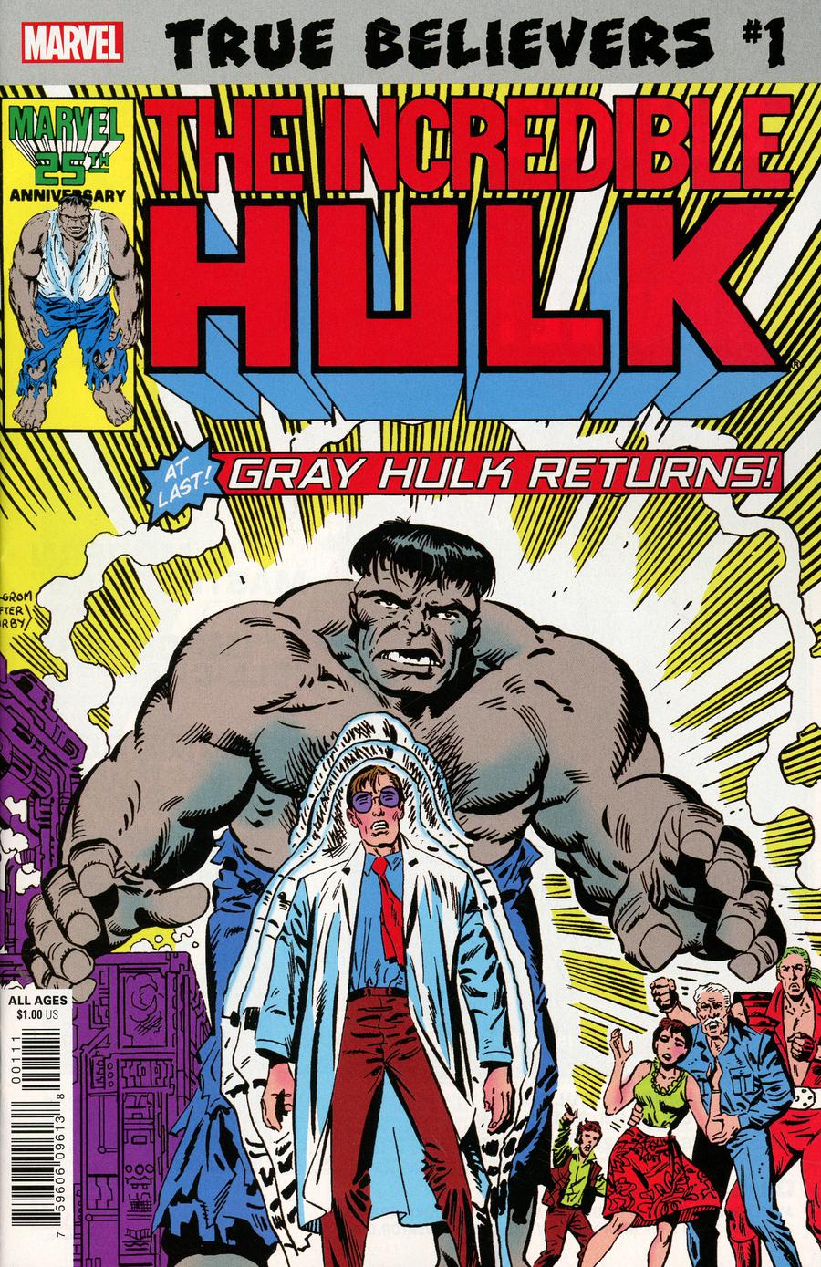 True Believers Hulk Gray Hulk Returns #1