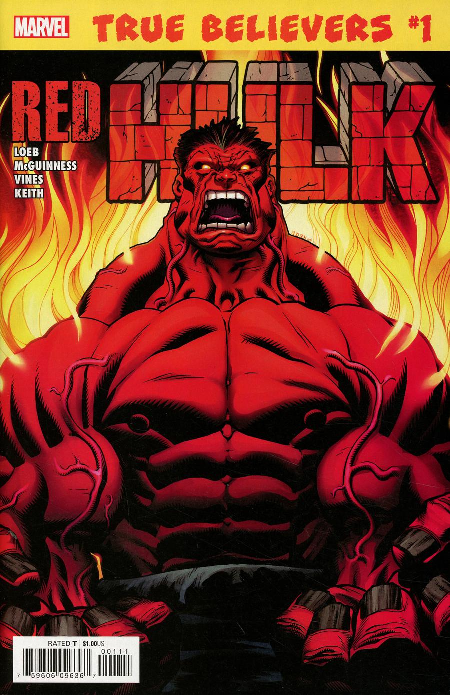 True Believers Hulk Red Hulk #1 Cover A Regular Cover