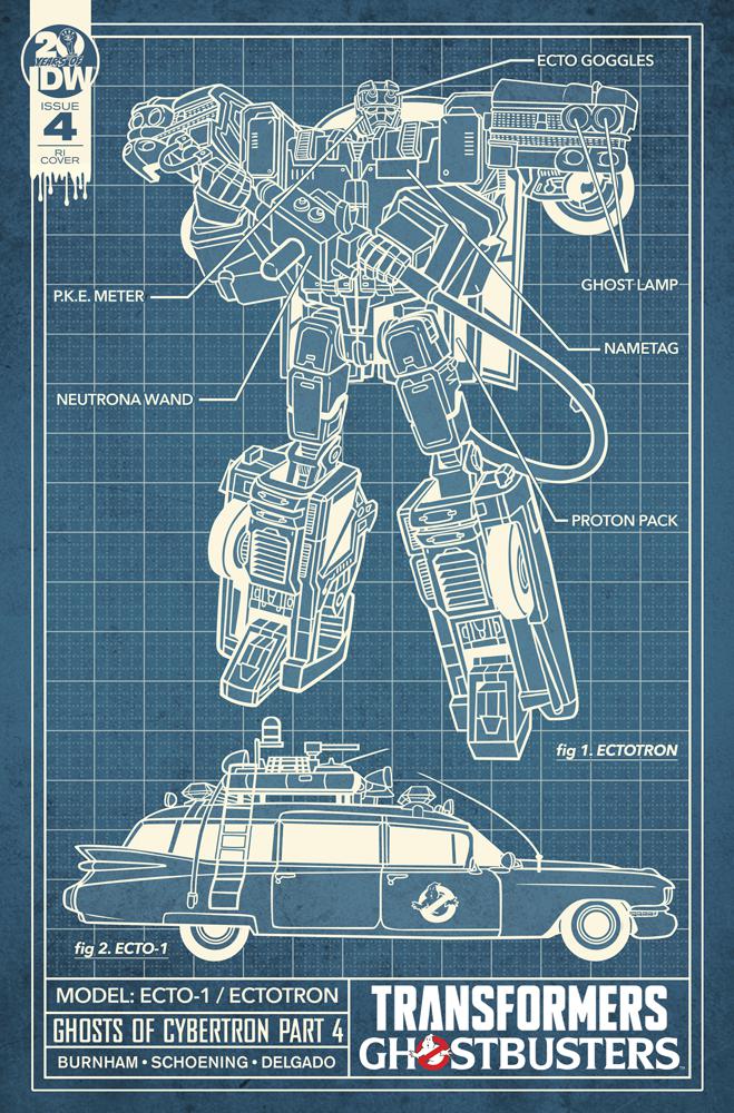 Transformers Ghostbusters #4 Cover C Incentive Chris Panda Variant Cover