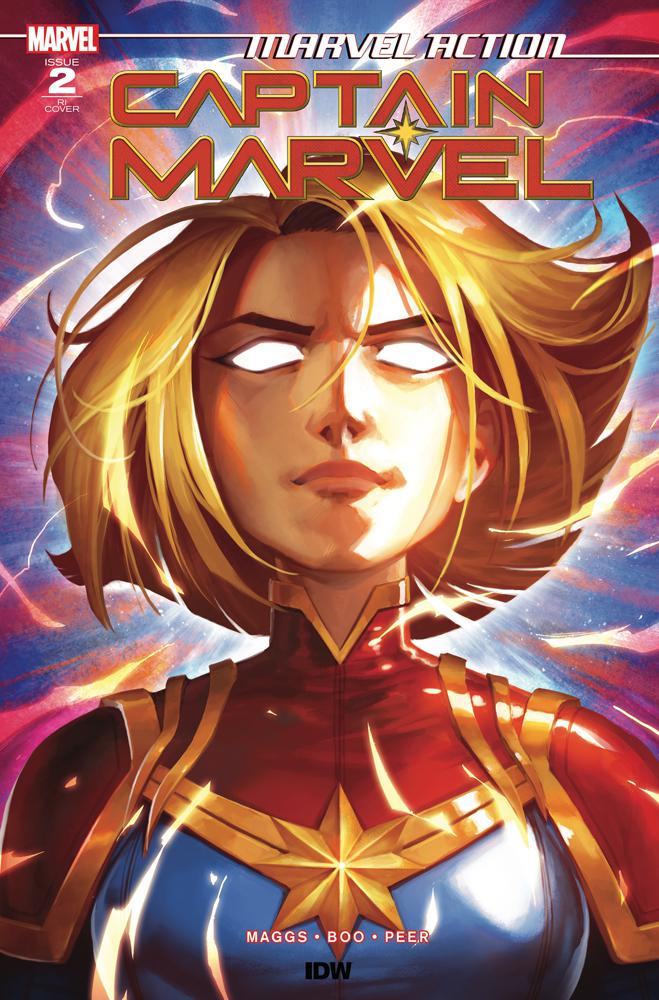 Marvel Action Captain Marvel #2 Cover B Incentive Sara Pitre-Durocher Variant Cover