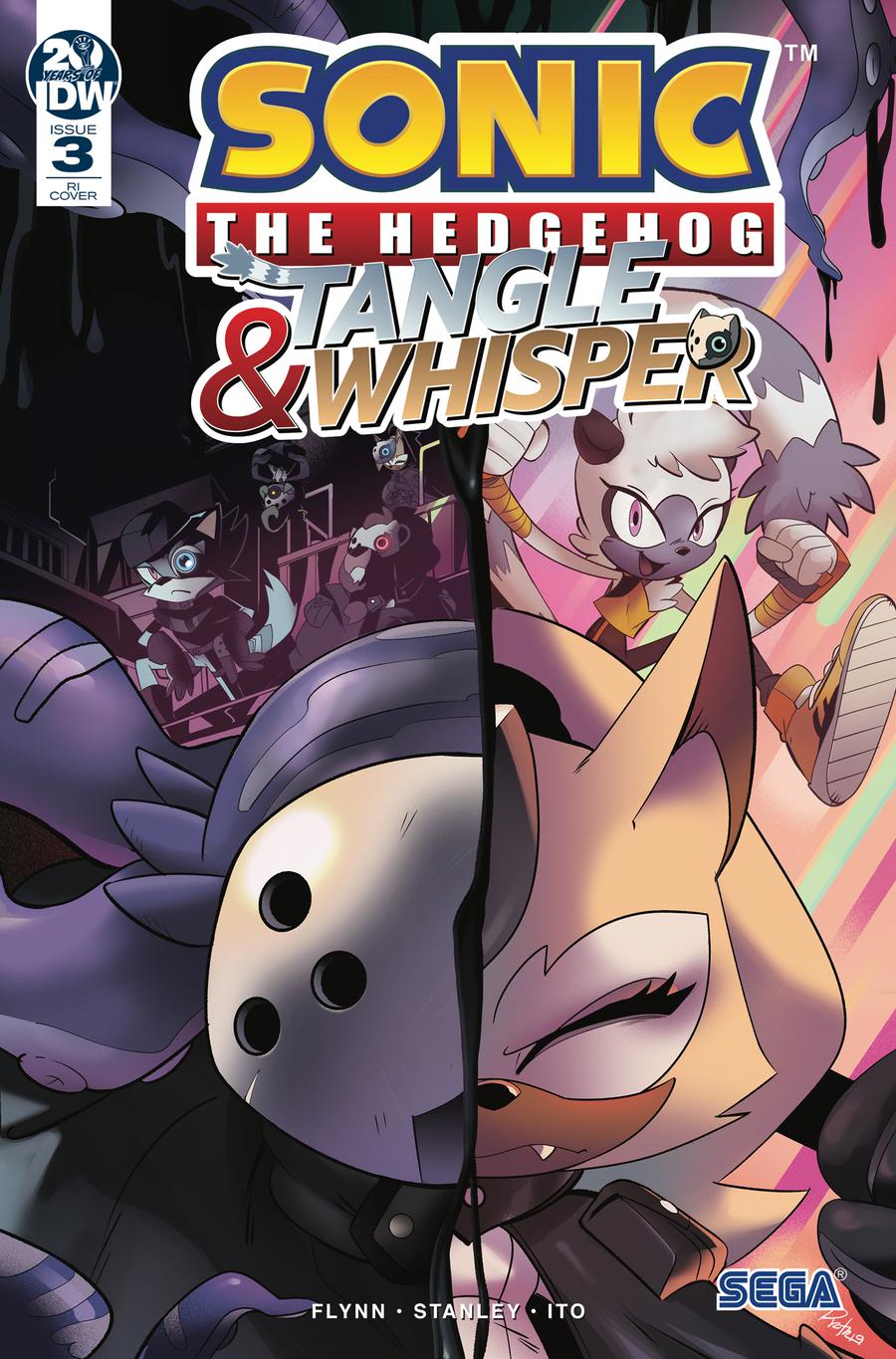 Sonic The Hedgehog Tangle & Whisper #3 Cover C Incentive Priscilla Tramontano Variant Cover