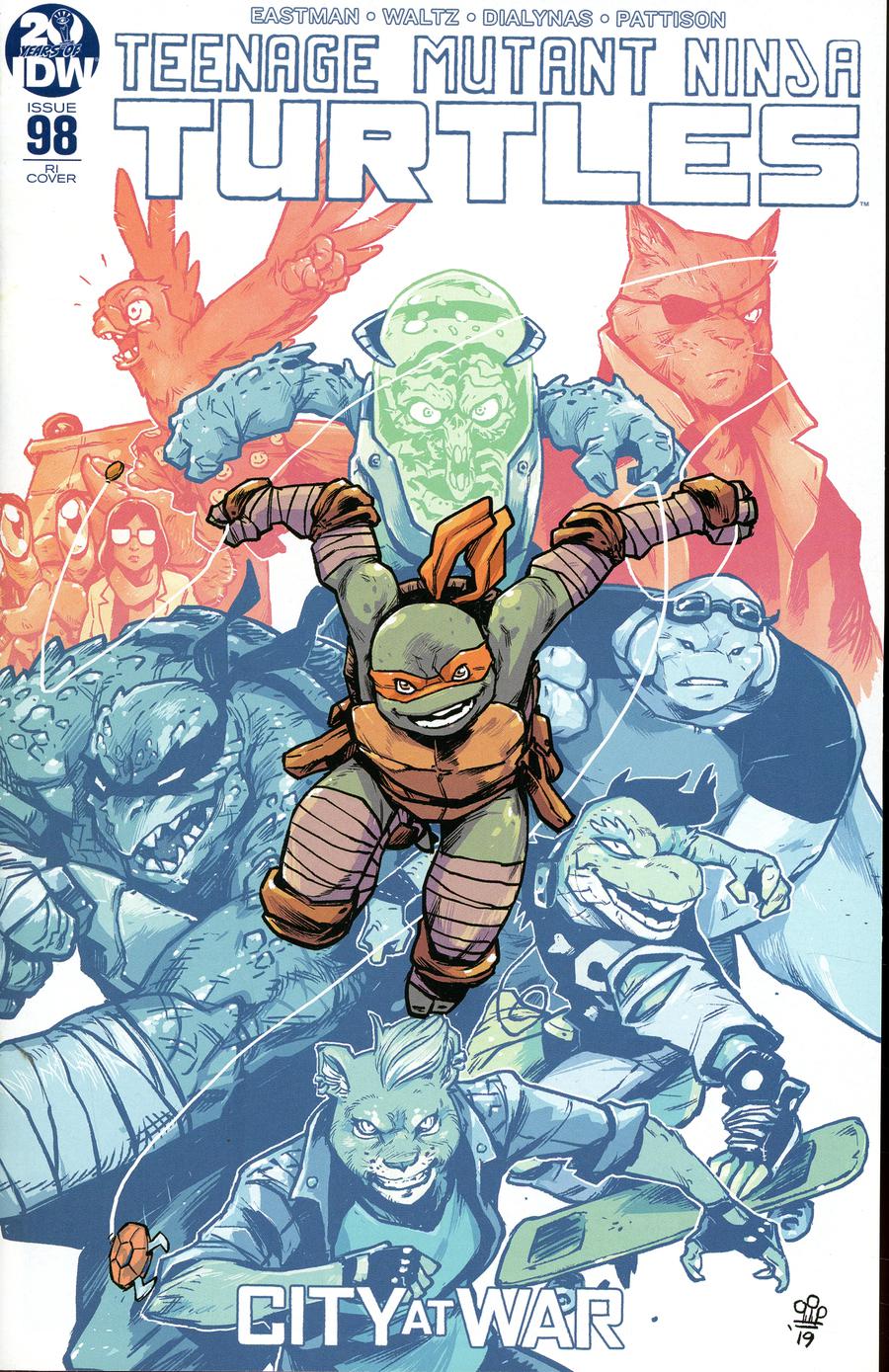 Teenage Mutant Ninja Turtles Vol 5 #98 Cover C Incentive Michael Dialynas Variant Cover