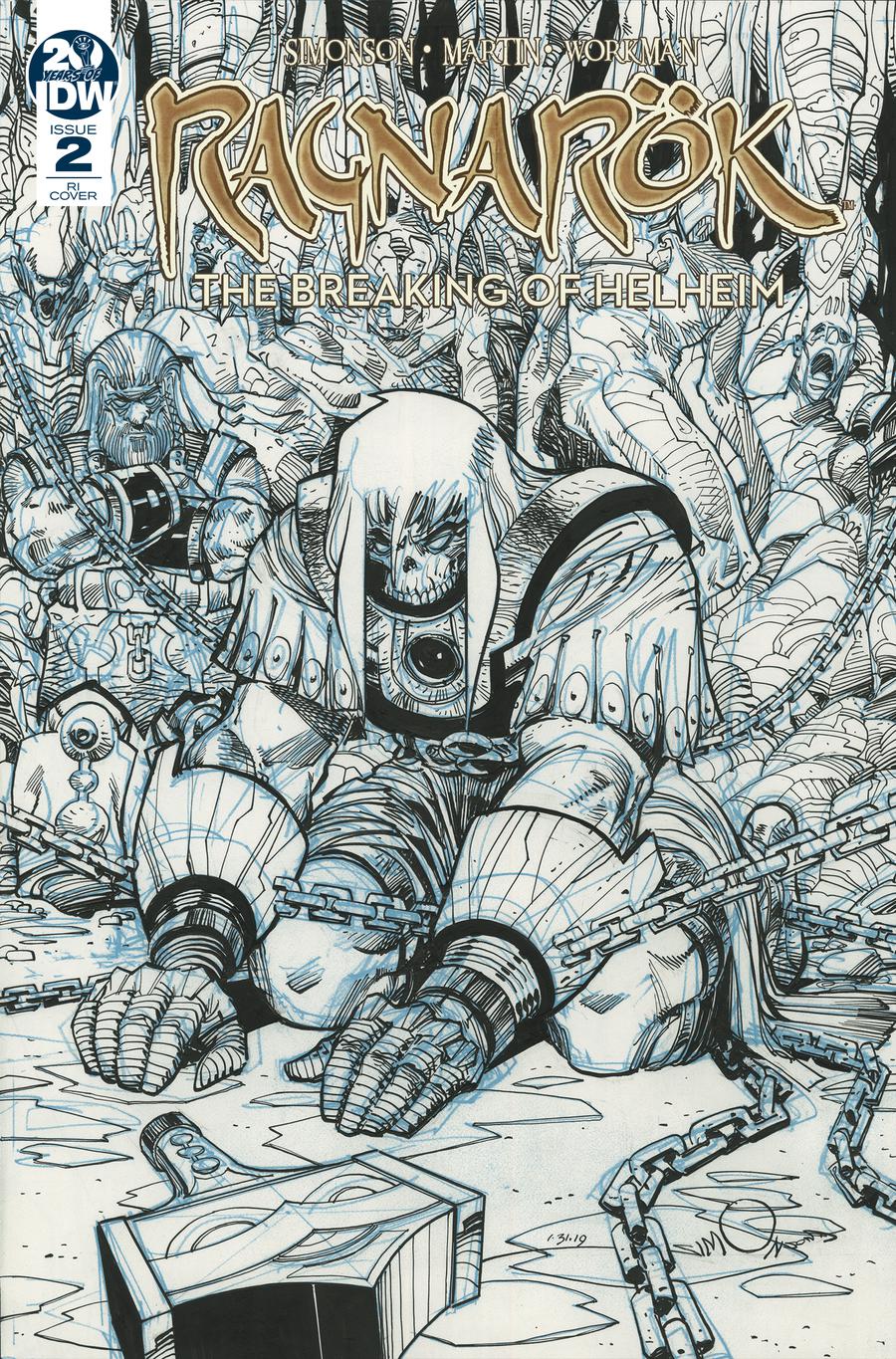 Ragnarok Breaking Of Helheim #2 Cover B Incentive Walter Simonson Variant Cover