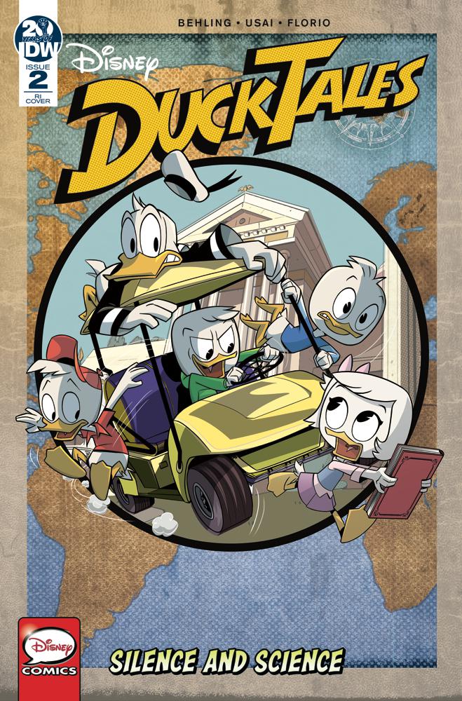 Ducktales Silence And Science #2 Cover C Incentive Ducktales Creative Team Variant Cover