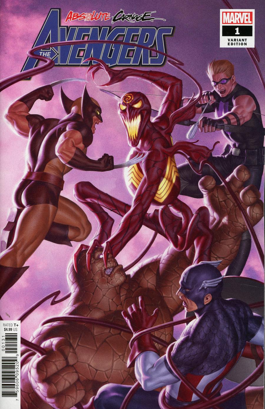 Absolute Carnage Avengers #1 Cover C Incentive Junggeun Yoon Variant Cover