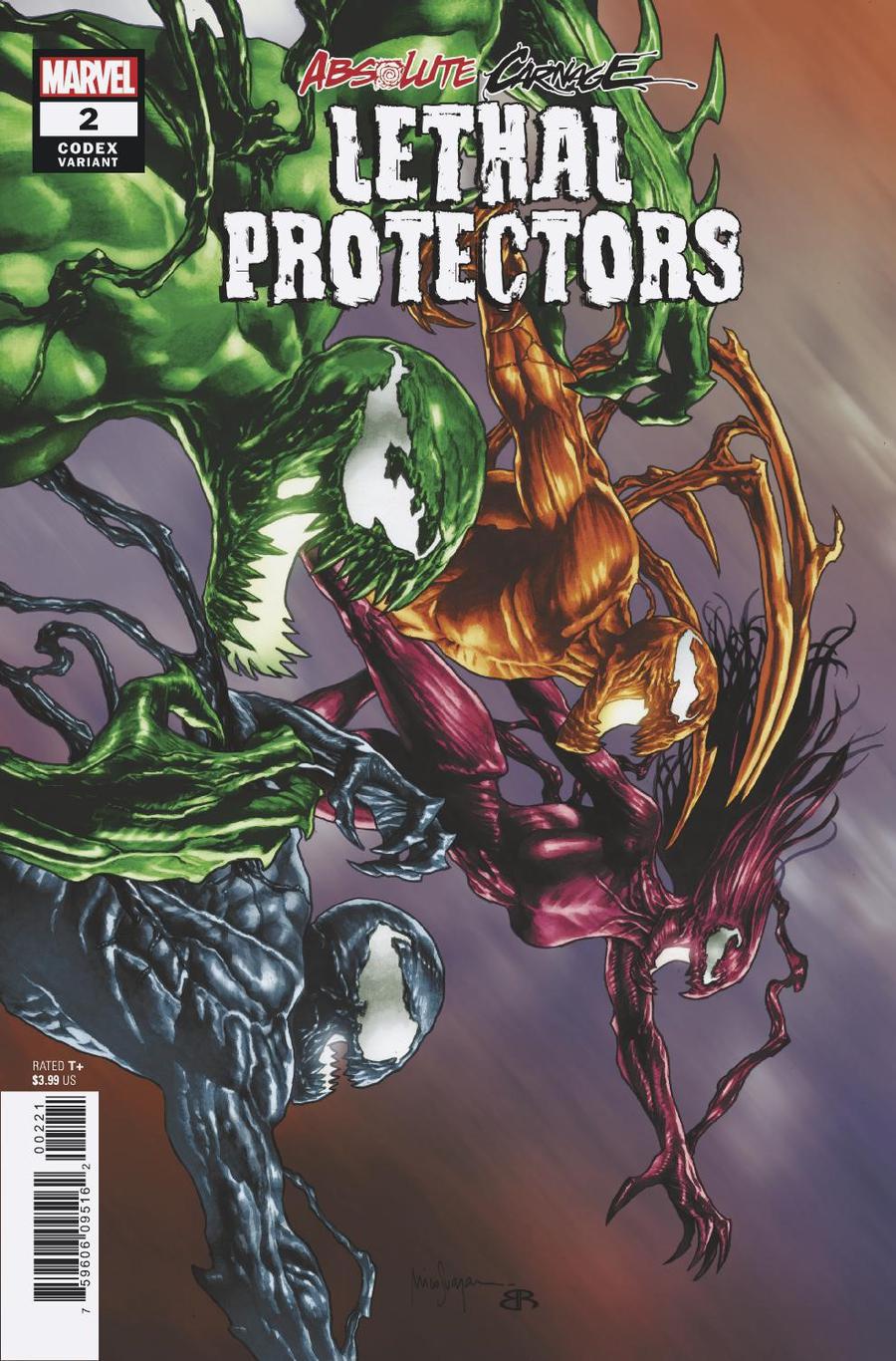 Absolute Carnage Lethal Protectors #2 Cover C Incentive Mico Suayan Codex Variant Cover