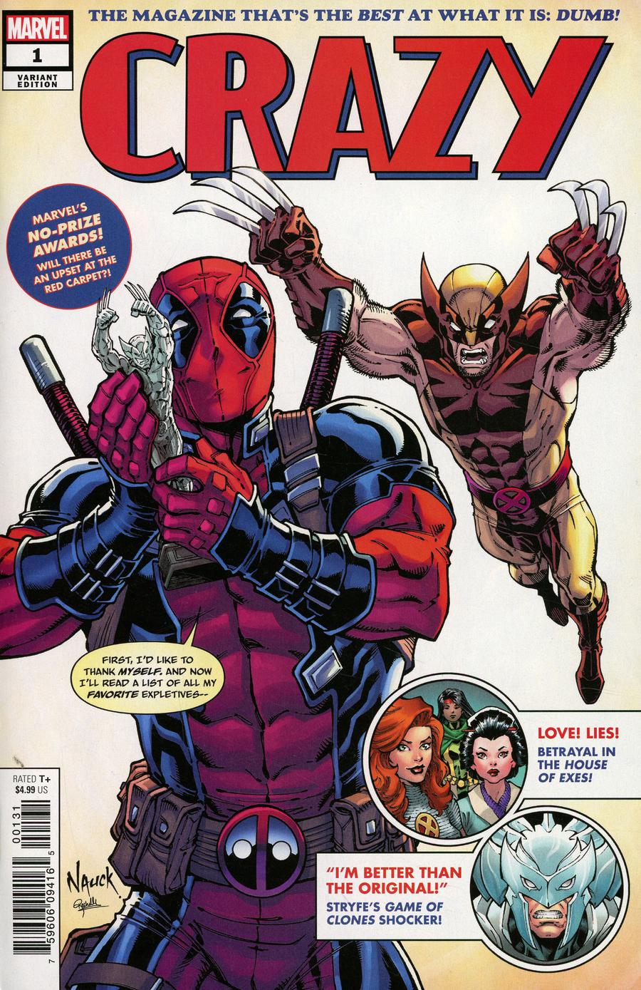 Crazy One Shot Cover C Incentive Todd Nauck Variant Cover