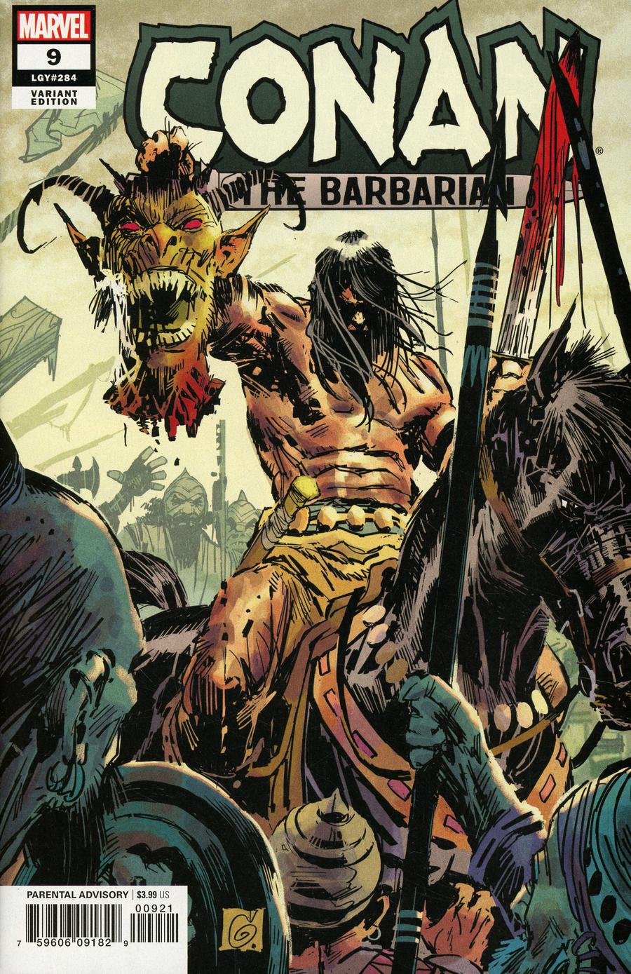 Conan The Barbarian Vol 4 #9 Cover B Incentive Ron Garney Variant Cover