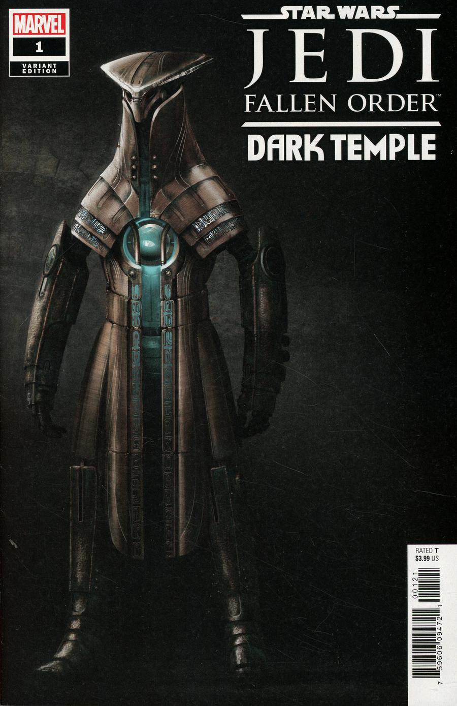 Star Wars Jedi Fallen Order Dark Temple #1 Cover B Incentive Game Variant Cover