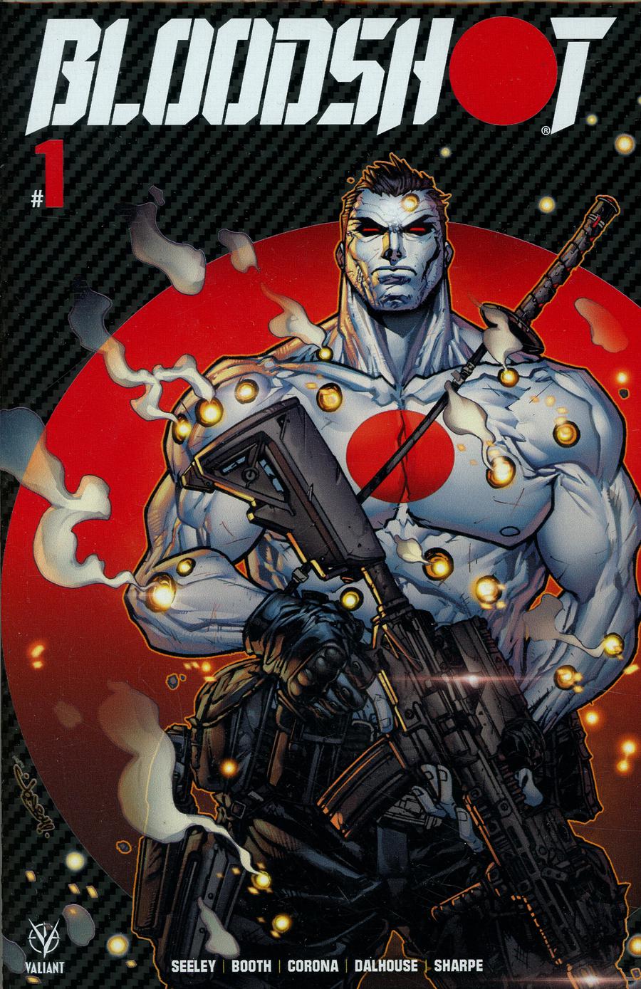 Bloodshot Vol 4 #1 Cover G Incentive Jonboy Meyers Carbon Fiber Variant Cover