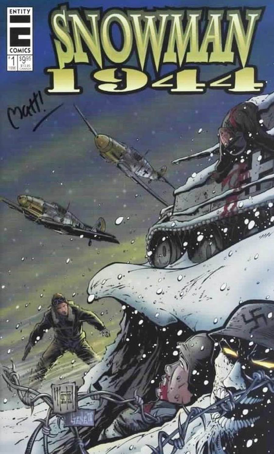 Snowman 1944 #1 Cover B Signed Edition With Certificate