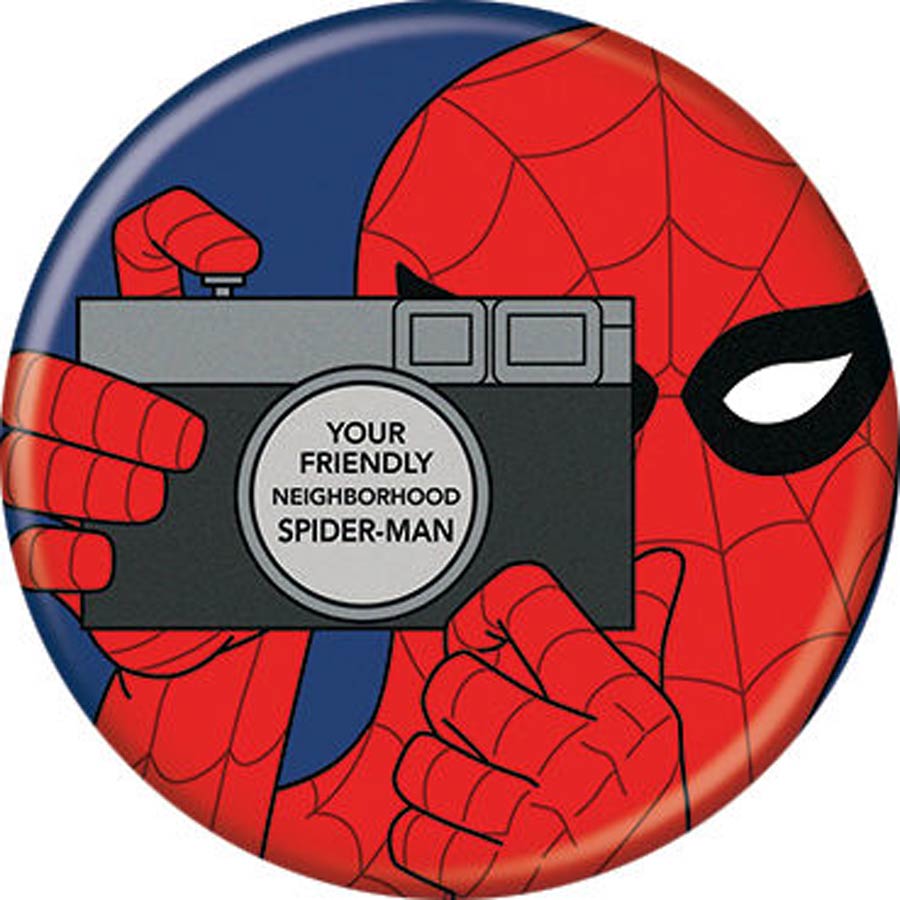 Spider-Man 60s Cartoon 1.25-inch Button - Camera (87390)