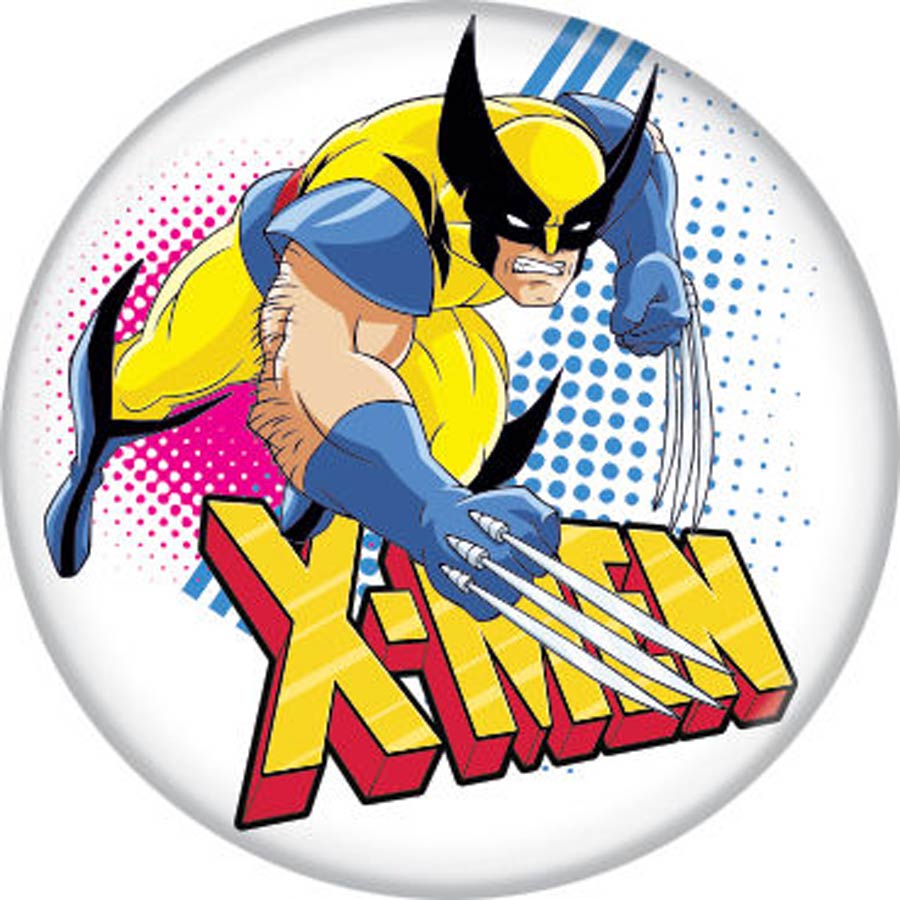 X-Men Cartoon 92 1.25-inch Button - Wolverine (87404)