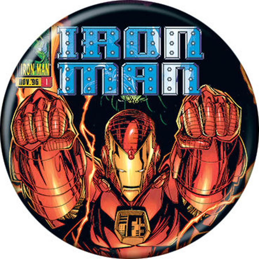 Iron Man Vol 2 No 1 1.25-inch Button (87571)