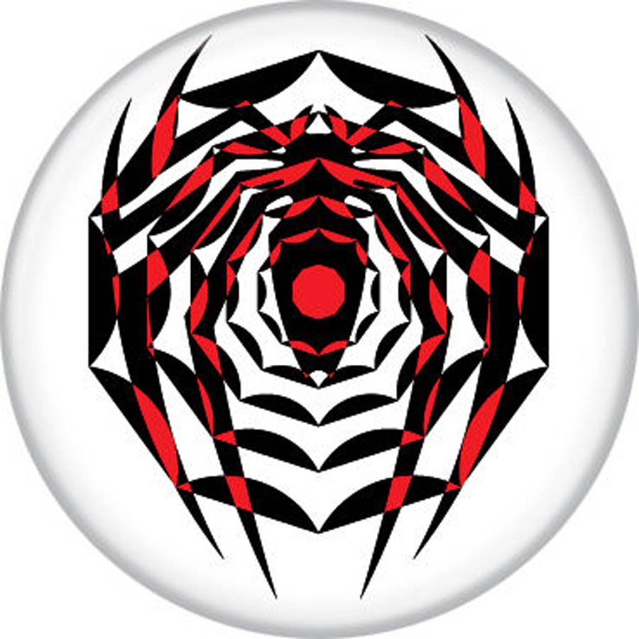 Spider-Man Japanese 1.25-inch Button - Red And Black Emblem (87584)