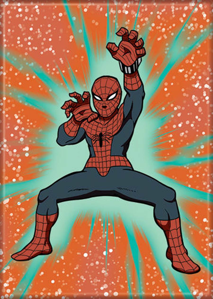 Spider-Man Japanese 2.5x3.5-inch Magnet - Spider-Man On Green (73314MV)