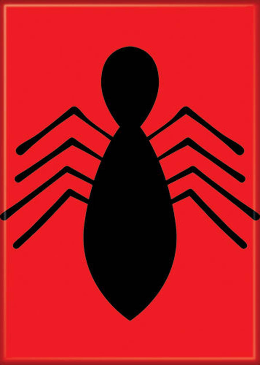 Spider-Man Japanese 2.5x3.5-inch Magnet - Black Emblem On Red (73315MV)