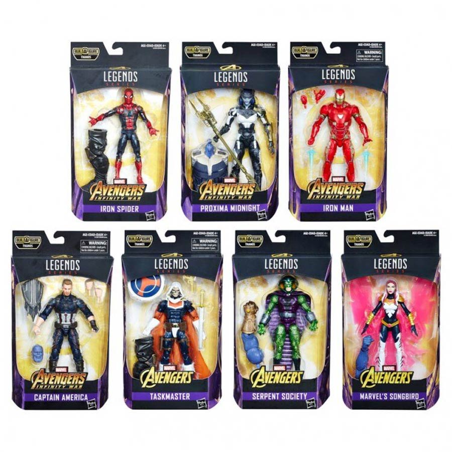 Marvel Avengers Legends 2019 6-Inch Action Figures Wave 2 Case Of 8 Figures