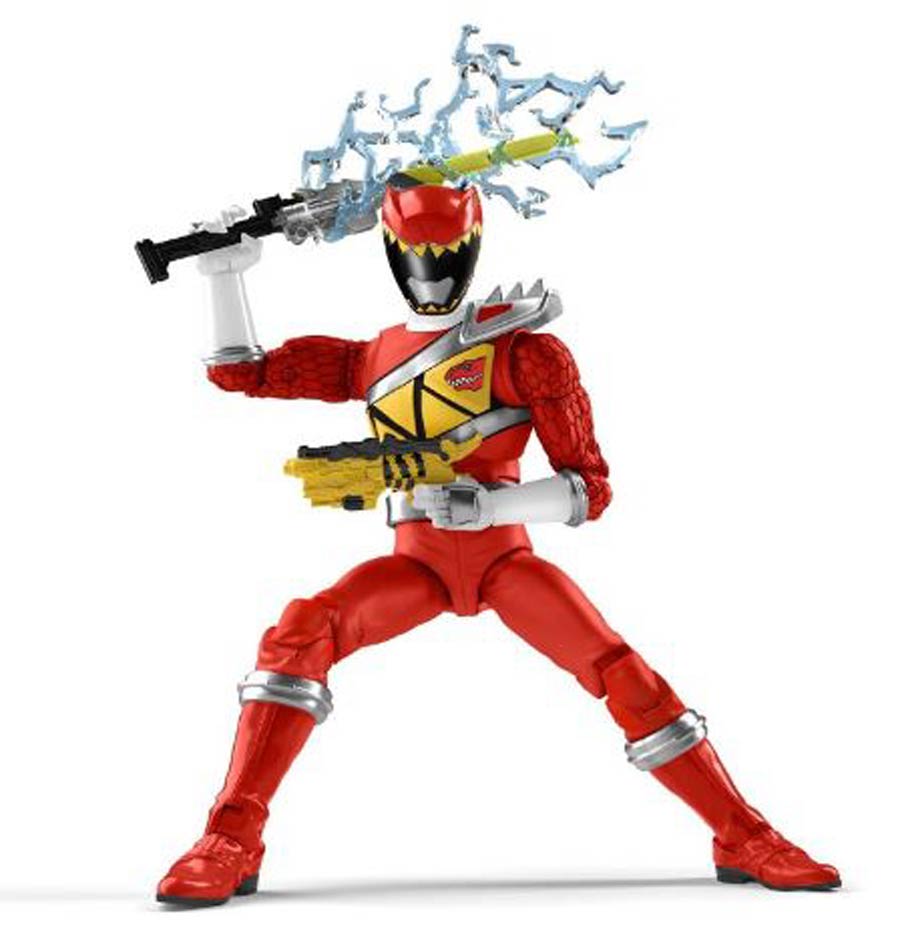 Power Rangers Lightning Series 6-Inch Action Figures Wave 1 Action Figure - Dino Charge Red Ranger