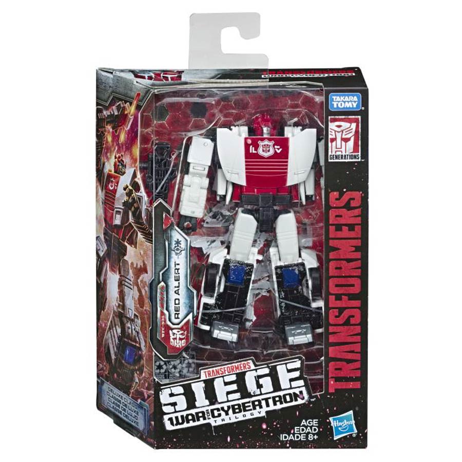 Transformers War For Cybertron Deluxe Class Action Figure - Red Alert