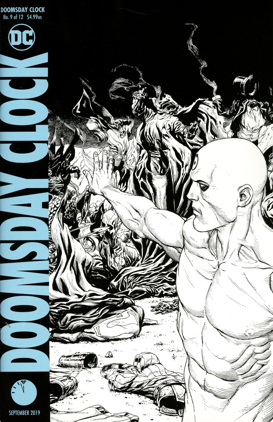 Doomsday Clock #9 Cover C 2nd Ptg Variant Gary Frank Cover