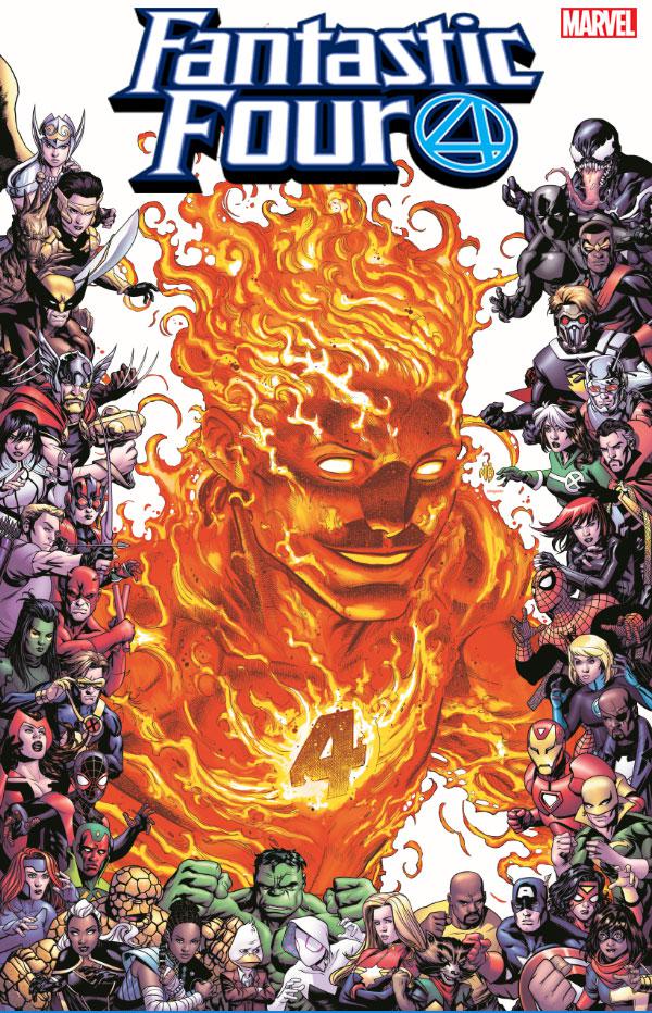 Fantastic Four Vol 6 #13 Cover C Variant Nick Bradshaw Marvel 80th Frame Cover
