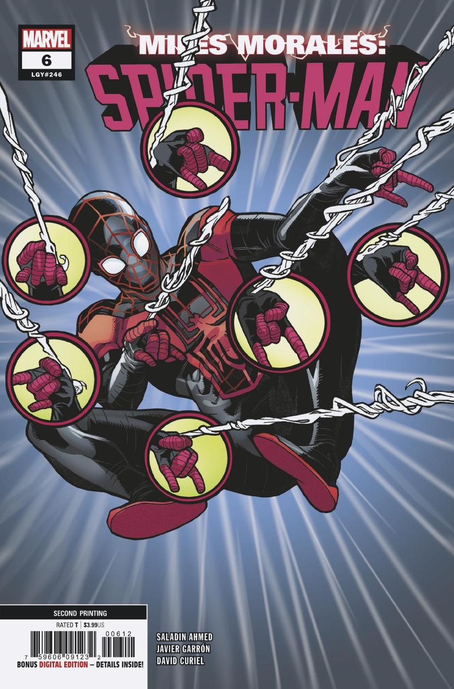 Miles Morales Spider-Man #6 Cover C 2nd Ptg Variant Javi Garron Cover