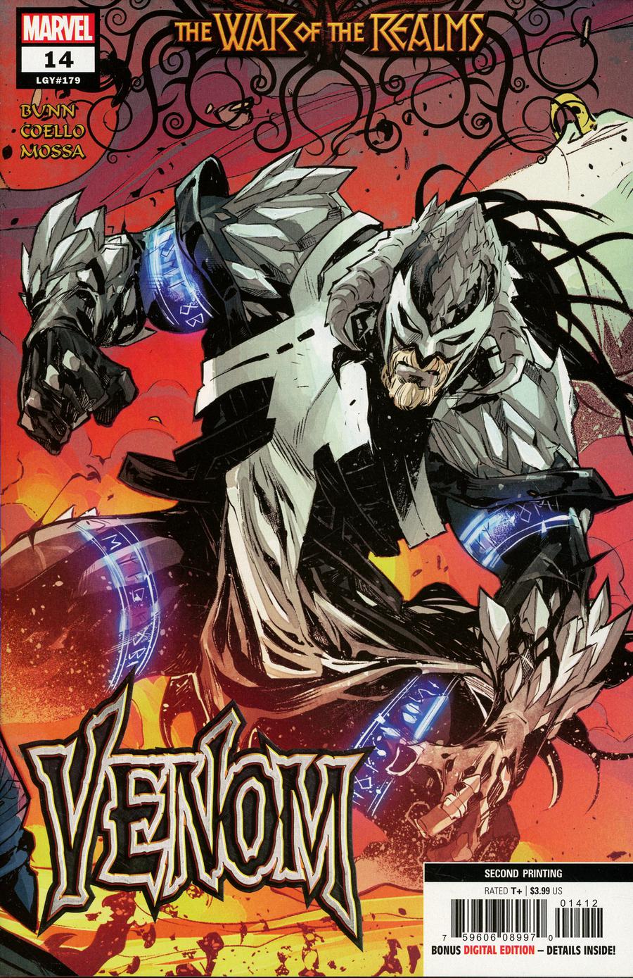 Venom Vol 4 #14 Cover D 2nd Ptg Variant Iban Coello Cover (War Of The Realms Tie-In)