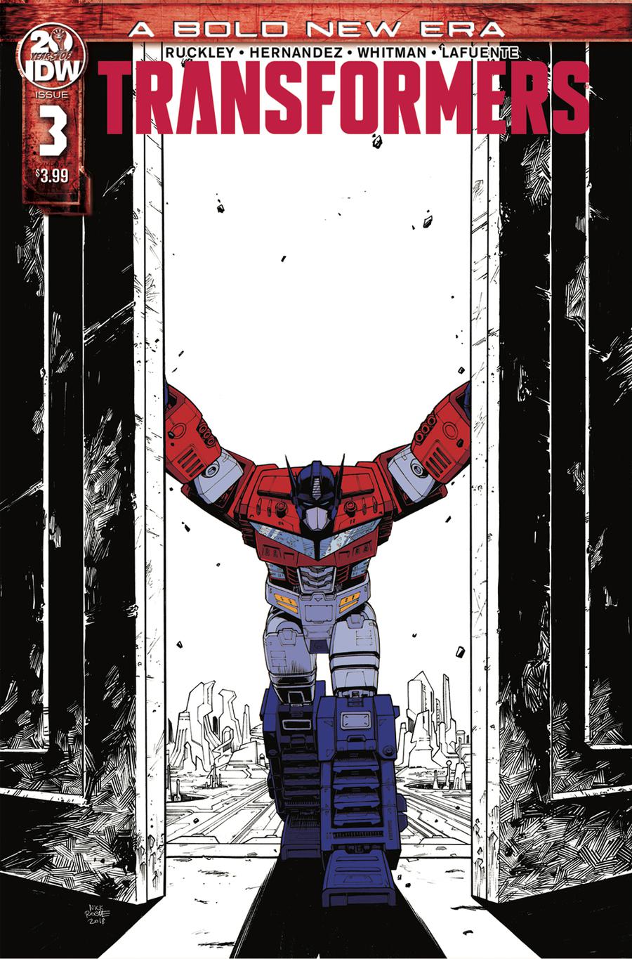 Transformers Vol 4 #3 Cover D 2nd Ptg Variant Nick Roche Cover