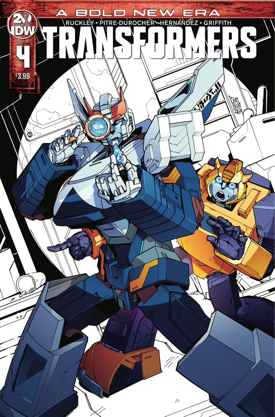 Transformers Vol 4 #4 Cover D 2nd Ptg Variant Sara Pitre-Durocher Cover